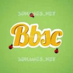 bbsc in Ladybugs style - 3D name wallpaper