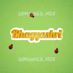 bhagyashri in Ladybugs style - 3D name wallpaper