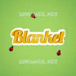 blanket in Ladybugs style - 3D name wallpaper