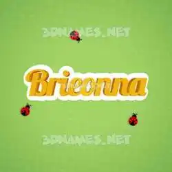 brieonna in Ladybugs style - 3D name wallpaper