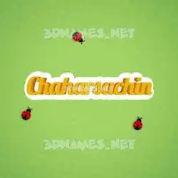 chaharsachin in Ladybugs style - 3D name wallpaper