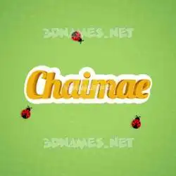 chaimae in Ladybugs style - 3D name wallpaper