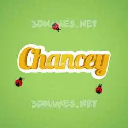 chancey in Ladybugs style - 3D name wallpaper