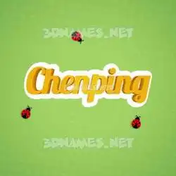 chenping in Ladybugs style - 3D name wallpaper