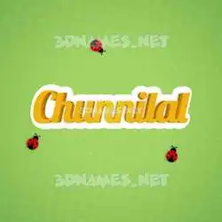 chunnilal in Ladybugs style - 3D name wallpaper