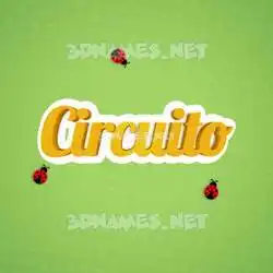 circuito in Ladybugs style - 3D name wallpaper