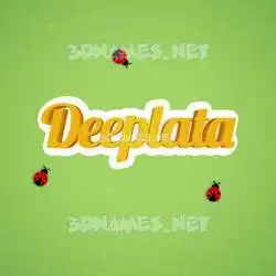 deeplata in Ladybugs style - 3D name wallpaper