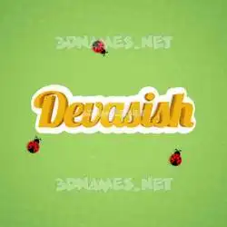 devasish in Ladybugs style - 3D name wallpaper