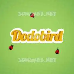 dodobird in Ladybugs style - 3D name wallpaper