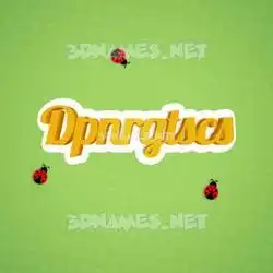 dpnrgtscs in Ladybugs style - 3D name wallpaper