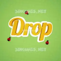 drop in Ladybugs style - 3D name wallpaper