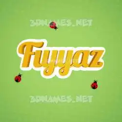 fiyyaz in Ladybugs style - 3D name wallpaper