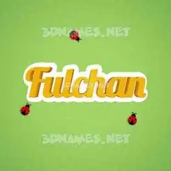 fulchan in Ladybugs style - 3D name wallpaper