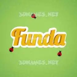 funda in Ladybugs style - 3D name wallpaper