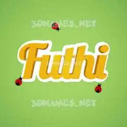 futhi in Ladybugs style - 3D name wallpaper