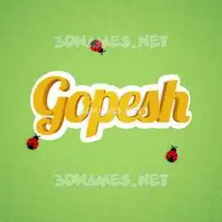 gopesh in Ladybugs style - 3D name wallpaper