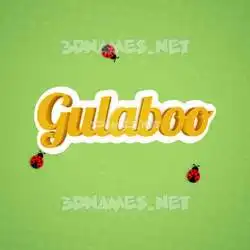 gulaboo in Ladybugs style - 3D name wallpaper