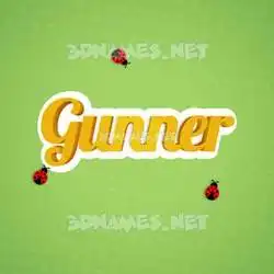 gunner in Ladybugs style - 3D name wallpaper