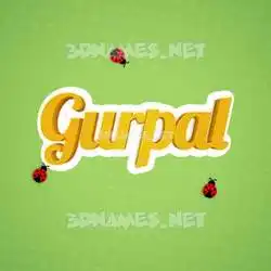 gurpal in Ladybugs style - 3D name wallpaper
