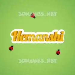 hemanshi in Ladybugs style - 3D name wallpaper