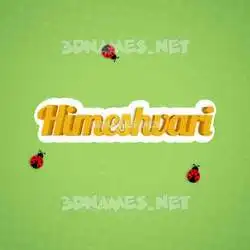 himeshvari in Ladybugs style - 3D name wallpaper