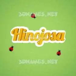hinojosa in Ladybugs style - 3D name wallpaper