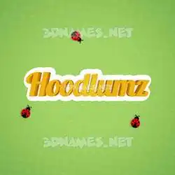 hoodlumz in Ladybugs style - 3D name wallpaper