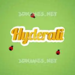 hyderali in Ladybugs style - 3D name wallpaper