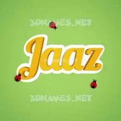jaaz in Ladybugs style - 3D name wallpaper