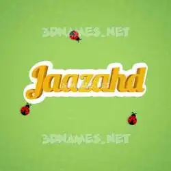jaazahd in Ladybugs style - 3D name wallpaper