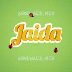 jaida in Ladybugs style - 3D name wallpaper
