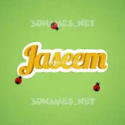 jaseem in Ladybugs style - 3D name wallpaper