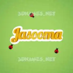 jasooma in Ladybugs style - 3D name wallpaper