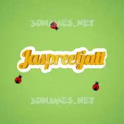 jaspreetjatt in Ladybugs style - 3D name wallpaper