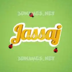 jassaj in Ladybugs style - 3D name wallpaper