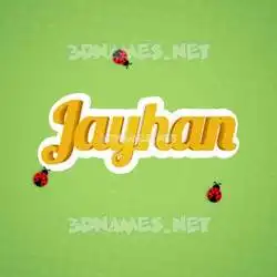 jayhan in Ladybugs style - 3D name wallpaper
