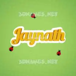 jaynath in Ladybugs style - 3D name wallpaper