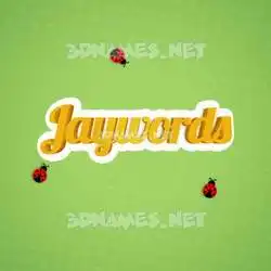 jaywords in Ladybugs style - 3D name wallpaper