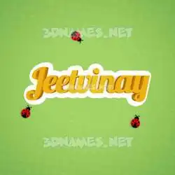 jeetvinay in Ladybugs style - 3D name wallpaper