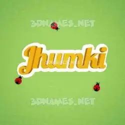 jhumki in Ladybugs style - 3D name wallpaper