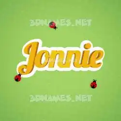 jonnie in Ladybugs style - 3D name wallpaper