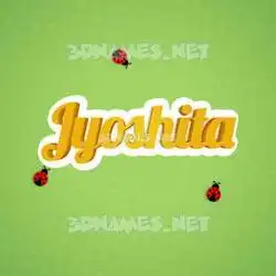 jyoshita in Ladybugs style - 3D name wallpaper