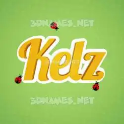 kelz in Ladybugs style - 3D name wallpaper