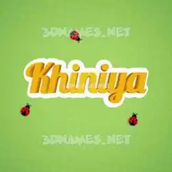 khiniya in Ladybugs style - 3D name wallpaper