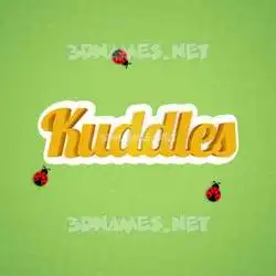 kuddles in Ladybugs style - 3D name wallpaper
