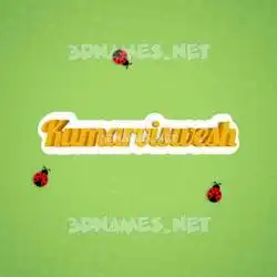 kumarviswesh in Ladybugs style - 3D name wallpaper