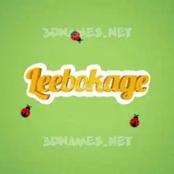 leebokage in Ladybugs style - 3D name wallpaper