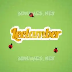 leelamber in Ladybugs style - 3D name wallpaper
