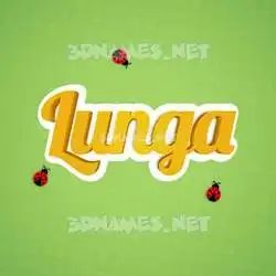 lunga in Ladybugs style - 3D name wallpaper