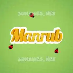 manrub in Ladybugs style - 3D name wallpaper
